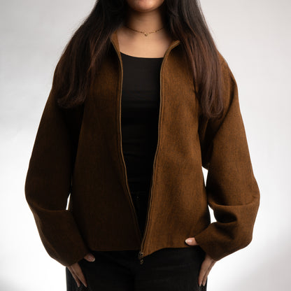 Brown polar fleece