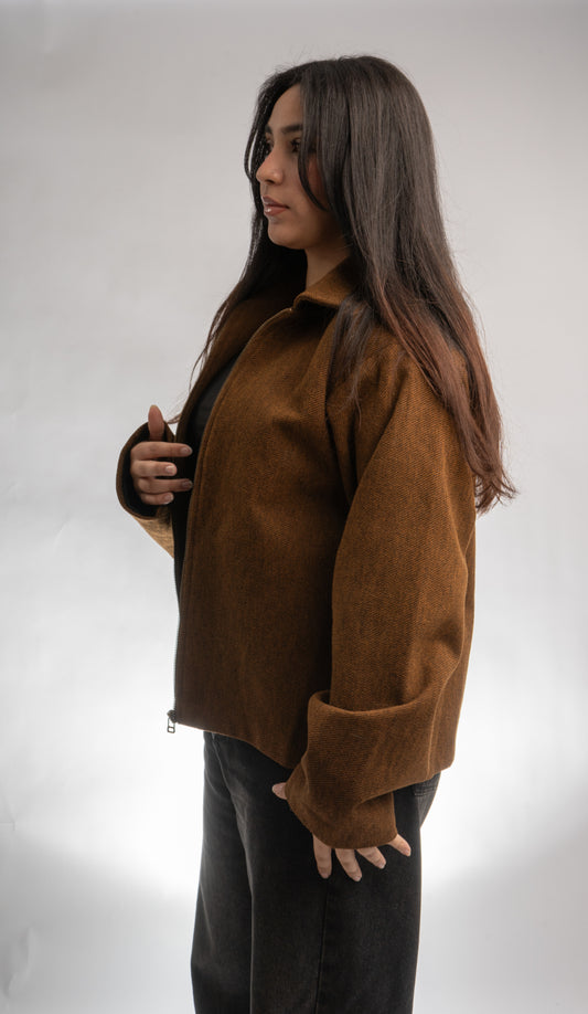 Brown polar fleece