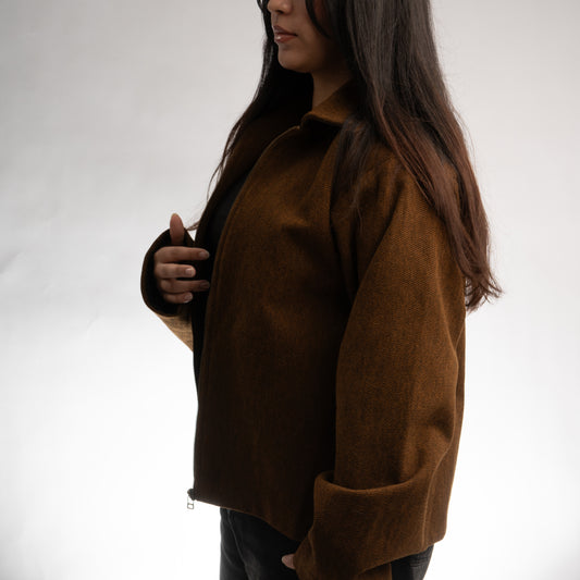 Brown polar fleece