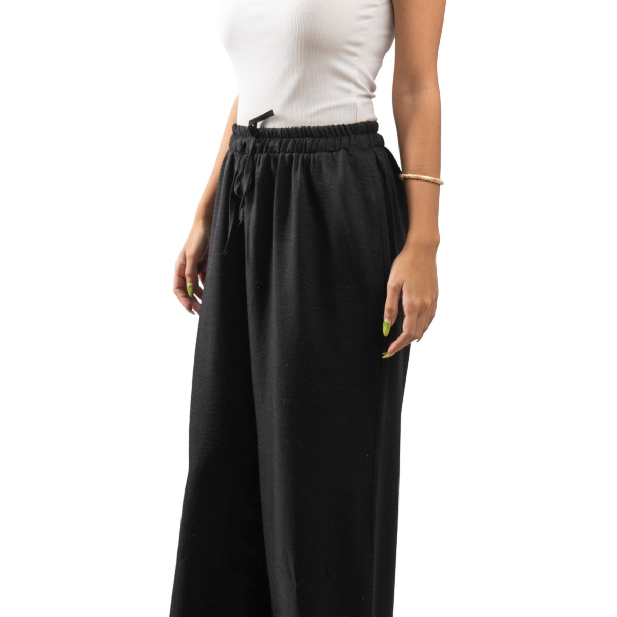 The Noir Flow Linen Pants