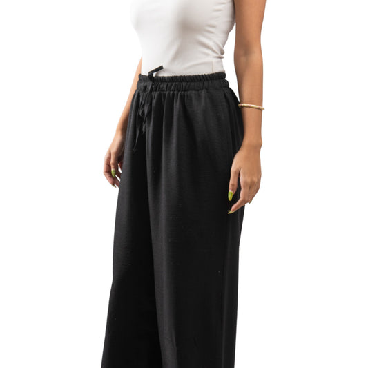 The Noir Flow Linen Pants